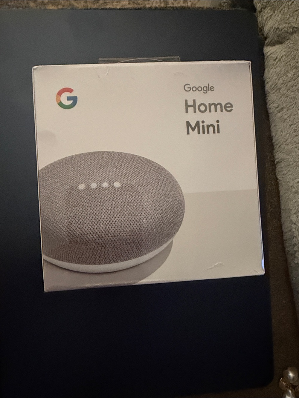Google Home Mini - Heather Gray Fabric - NIB